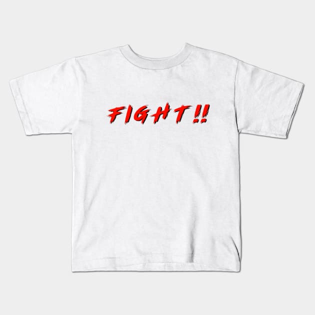 Fight Kids T-Shirt by Nazar